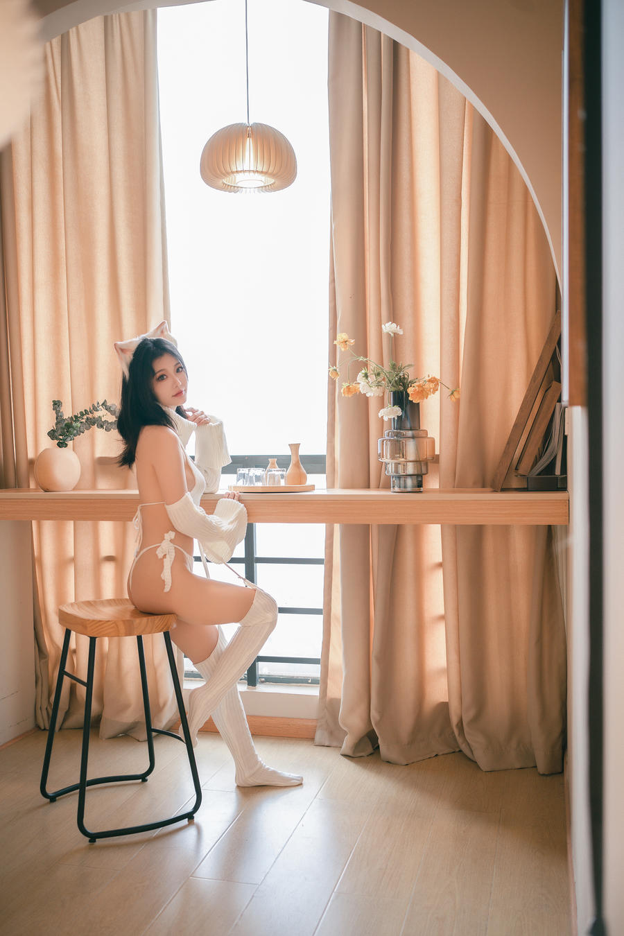 No.035 - 白毛衣 [23P]-COS基地