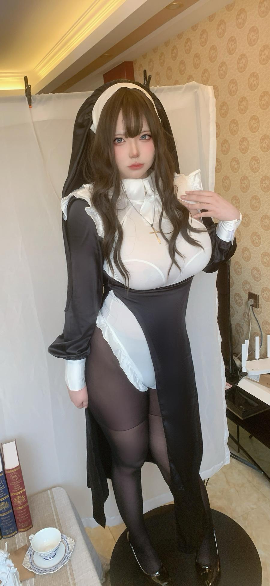 No.001 - 堕落修女 [28P]-COS基地