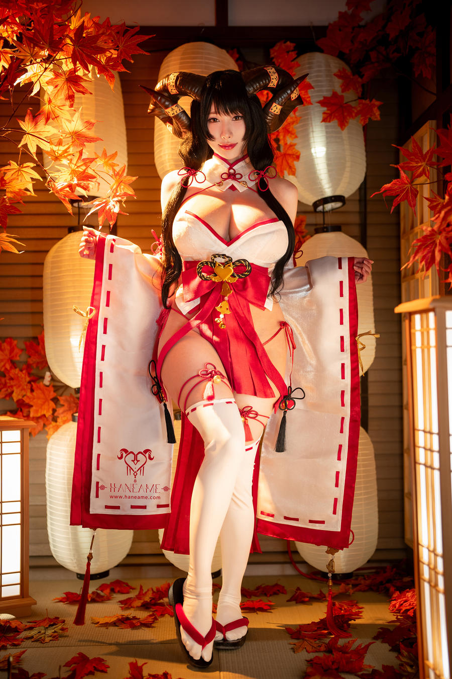 No.243 – Lustful Goat Miko 色欲邪羊巫女 [75P]-COS基地