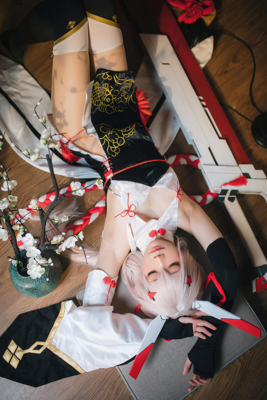 No.048 – 碧蓝航线 绫波旗袍 [25P]-COS基地