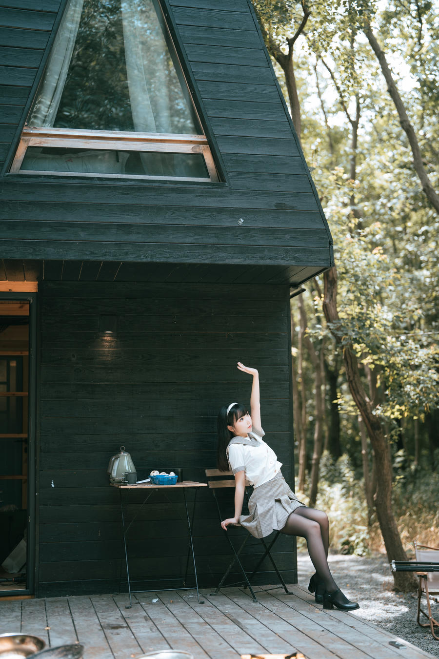 No.155 – 黑丝露营JK [40P]-COS基地