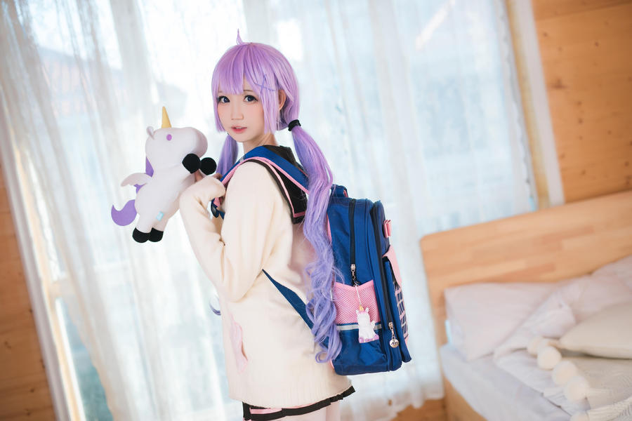 No.052 – 碧蓝航线 独角兽 JK制服 [21P]-COS基地