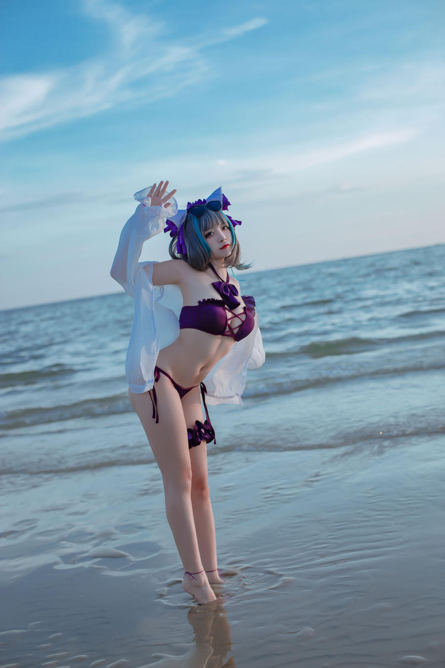 No.186 – 碧蓝航线 柴郡泳装 [30P]-COS基地